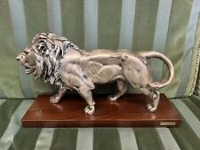 Scultura leone argento usato  Caserta