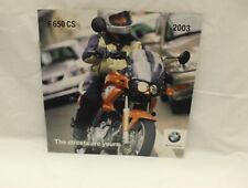 Folheto colorido 2003 BMW Motorcycle E 650CS especificações e fotos comprar usado  Enviando para Brazil