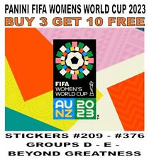 Coleção de adesivos Panini Copa do Mundo Feminina FIFA 2023 #209 - #376 GRUPOS D E comprar usado  Enviando para Brazil