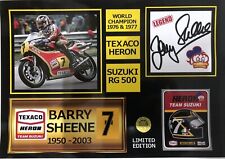 Barry sheene signed for sale  STOKE-ON-TRENT