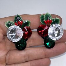 Holiday holly earrings for sale  Largo