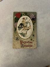 Valentine postcard silk for sale  Inverness