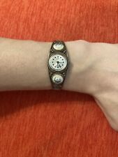 ¡Reloj para mujer vintage cuerda 17 joyas soviético Zarya porcelana incrustada! segunda mano  Embacar hacia Argentina