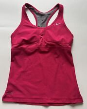 Camiseta sin mangas deportiva Nike Dri-Fit espalda deportiva rosa pequeña segunda mano  Embacar hacia Argentina
