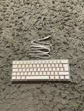White Mini Keyboard with Rainbow Blacklit, Wired Mechanical Keyboard for sale  Shipping to South Africa
