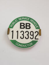 PSV Public Service Vehicle Bus Coach Conductor Lapel Badge BB Metropolitan for sale  Shipping to South Africa