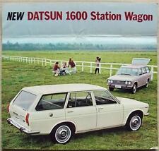 Folheto de vendas de carros DATSUN 1600 STATION WAGON LF c1969 #PE 691-804109 comprar usado  Enviando para Brazil