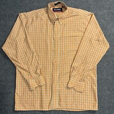 Usado, Camisa masculina Pan America grande 40 cm laranja botão geométrico manga longa comprar usado  Enviando para Brazil