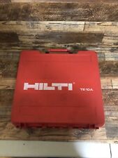 Hilti TE-10 Rotary Hammer Drill Case And Instructions ONLY Used. for sale  Shipping to South Africa