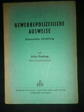 1952 gewerbepolizeiliche auswe gebraucht kaufen  Deutschland