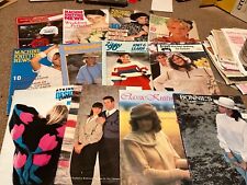 LOT 5 -12  VINTAGE MACHINE KNITTING  MAGAZINES - MIXED LOT MKN -WEDDING SPECIAL for sale  Shipping to South Africa