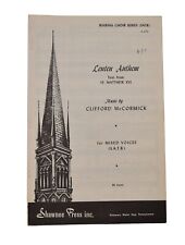 Choral music lenten for sale  Shipping to Ireland