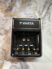 Varta LCD Plug Charger+ for AA, AAA & 9 Volt Batteries, EU plug European Travel, used for sale  SANDHURST