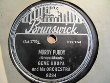 1938 Gene KRUPA o Bolero en el Savoy/Murdy Purdy BRUNSWICK 8284 segunda mano  Embacar hacia Argentina