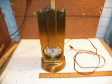 Lámpara y reloj vintage Art Deco STNOLA torre tono latón con reloj de sesiones segunda mano  Embacar hacia Argentina