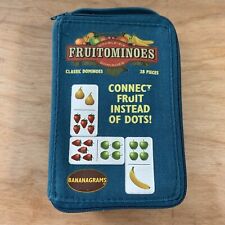 Bananagramas "Fruitominoes" Double-Six Domino Game tema de frutas 27/28 peças comprar usado  Enviando para Brazil