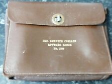 Vintage leather masonic for sale  HEMEL HEMPSTEAD