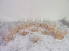 Pink glass set for sale  Crawfordsville