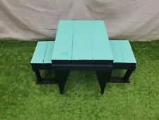 *NEW* Handmade Homemade Wooden Picnic Table Kids Table Outdoor/Indoor Seating, used for sale  Shipping to South Africa