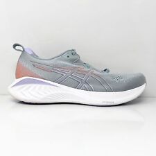 Asics Womens Gel Cumulus 25 1012B441 Gray Running Shoes Sneakers Size 9, used for sale  Shipping to South Africa