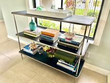 chrome console table modern for sale  Delray Beach