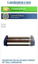 Signature roll laminator for sale  Kansas City