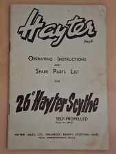 Hayter hayter scythe for sale  MILTON KEYNES