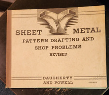 Hoja de metal dibujo de patrones y problemas de tienda revisados Daugherty & Powell 1961, usado segunda mano  Embacar hacia Argentina
