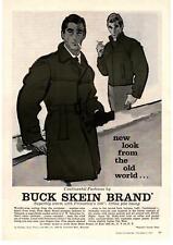 1959 Continental Fashions Buck Skein marca abrigo de motorista chaqueta de Orlon estampado anuncio segunda mano  Embacar hacia Mexico