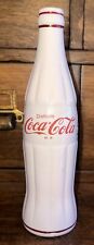 Botella Coca-Cola Disfrute de cerámica blanca de 9" pulgadas de alto segunda mano  Embacar hacia Argentina