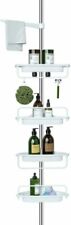 SHOWER CADDY Corner Bathroom Storage Organizer with Tension Pole 4-Tier ALLZONE for sale  Shipping to South Africa