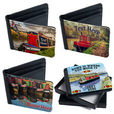 Personalised canal wallet for sale  BRIDGNORTH