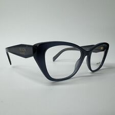 Usado, Óculos/óculos clássicos PRADA PR19WV 07Q1O1 - Olho de gato azul e cinza aro inteiro comprar usado  Enviando para Brazil
