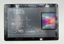 Tablet Hyundai 10" Koral 10X3 WiFi 2 GB RAM 32 GB ROM parte posterior plateada NUEVA segunda mano  Embacar hacia Argentina