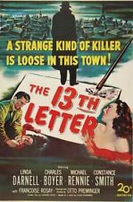 The 13th Letter DVD - Linda Darnell dir Preminger Vintage Mystery Film Noir 1951 segunda mano  Embacar hacia Argentina