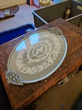 glass dressing table tray for sale  HULL