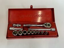 VTG Snap On Tools 1/4” General Service Set Missing 1 Socket KPA-229 Made In USA for sale  Shipping to South Africa