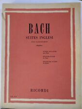 Bach suites inglesi usato  Mira