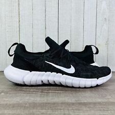 Zapatos para correr atléticos Nike Free Run 5.0 negros blancos CZ1884-001 para hombre talla 8-13 segunda mano  Embacar hacia Argentina