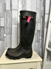 Full Length Black & Pink Hunter Wellies Uk Size 6 Wellington Boots  for sale  Shipping to South Africa