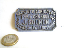 Ancienne plaque fabrique d'occasion  L'Isle-sur-la-Sorgue