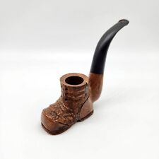 Cachimbo de tabaco bota dobrado vintage italiano importado figura Briar fumar comprar usado  Enviando para Brazil