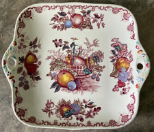 1 Mason's Ironstone Fruit Basket Sandwich Tray Platter Made in England for sale  Shipping to South Africa