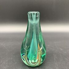VTG Labino Art Glass Signed Green Vase Dated 3-1972 5.75”H for sale  Shipping to South Africa