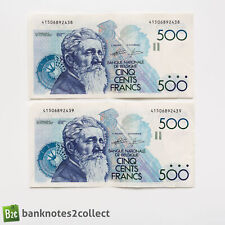 500 belgian franc for sale  UK