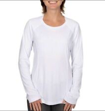 Used, Women's Columbia Large White Long Sleeve Sun Shirt with Freezer Coil Technology for sale  Shipping to South Africa