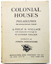 Casas coloniais Filadélfia período pré-revolucionário Wallace HC/DJ 1ª edição 1931, usado comprar usado  Enviando para Brazil