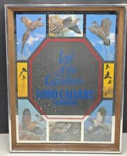 Placa espelhada Lord Of The Canadians Lord Calvert jogo de uísque canadense pássaros bar comprar usado  Enviando para Brazil