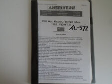 Ameritron 572 amplifier for sale  ARMAGH