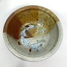 Esmalte gotejamento de cerâmica feito à mão baga pequena/tigela de sorvete assinada pelo artista comprar usado  Enviando para Brazil